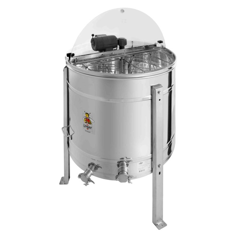 Logar 4-raats zelfkeercentrifuge, ketel 76 cm, motor 110 W, ramen 29 x 48 cm