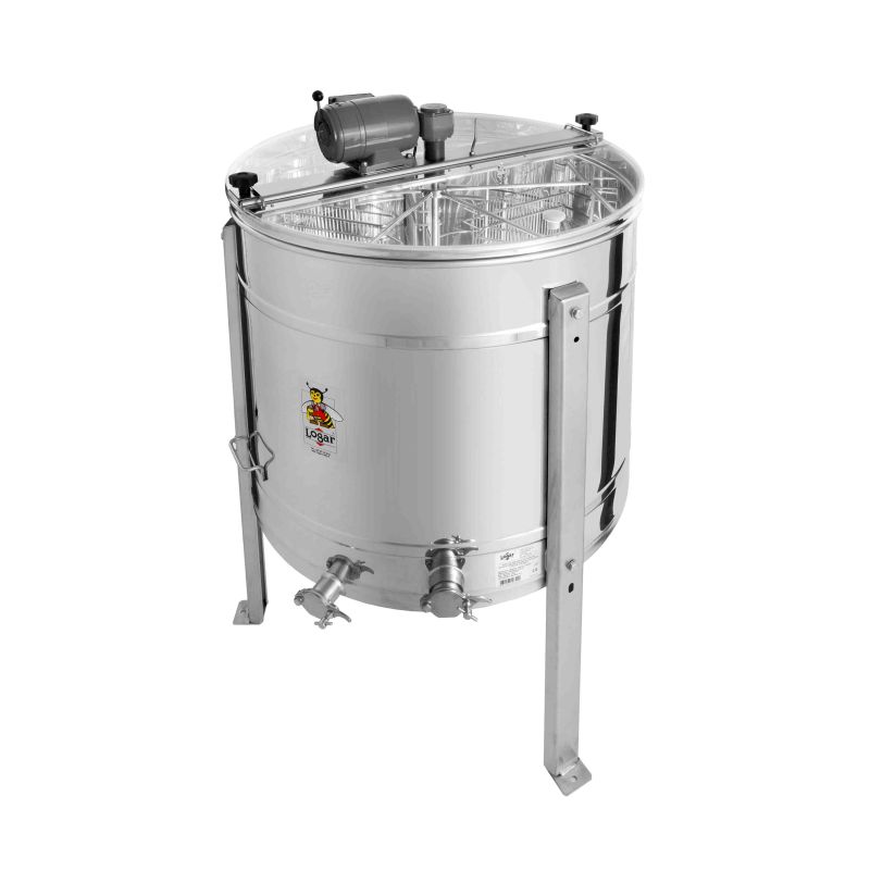 Logar 6‑ramen zelfwendende slinger, ketel 76 cm, motor 110 W, ramen 24 x 48 cm