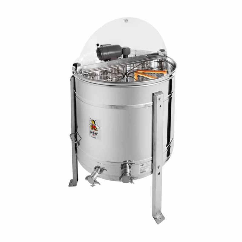 Logar 12-ramen radiale slinger met breukbeschermingsrooster, ketel Ø 76 cm, motor 110 W, ramen 26 x 48 cm