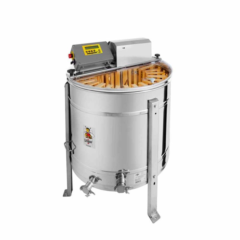 Logar 24/12-raat radiale honingslinger, ketel 76 cm, motor 180 W, vollelektronisch, ramen 24 x 48 cm