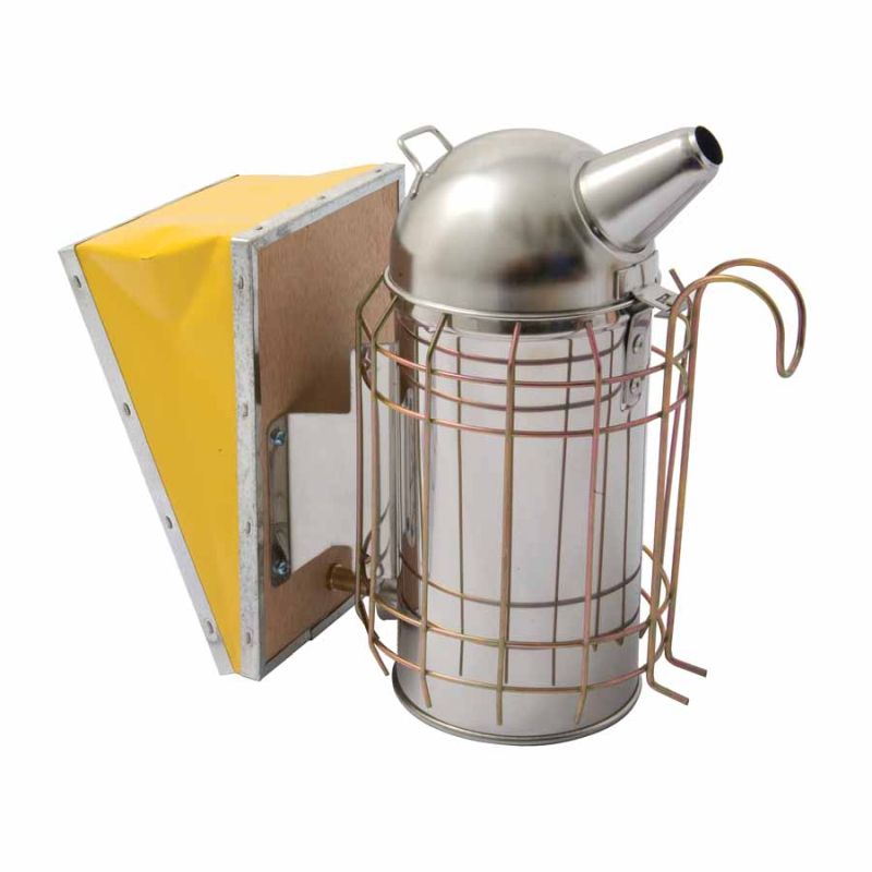 Smoker ø 10 cm mit Schutzgitter, Edelstahl