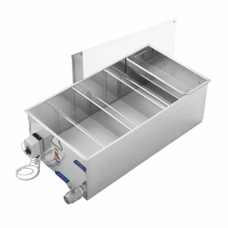 Logar honingklaringsvat met 6 kamers, 102 x 55 x 35 cm – met bodemverwarming