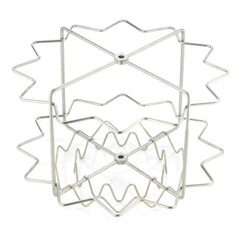 Logar 12-raats radiale korf D63, Zander, roestvrij staal