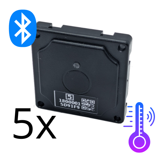 5x Bluetooth temperatuursensor