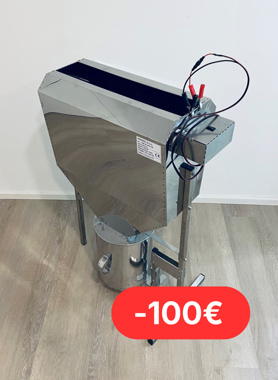 Bijenafkeerapparaat 50 cm met voetpedaal voor magazijnkasten