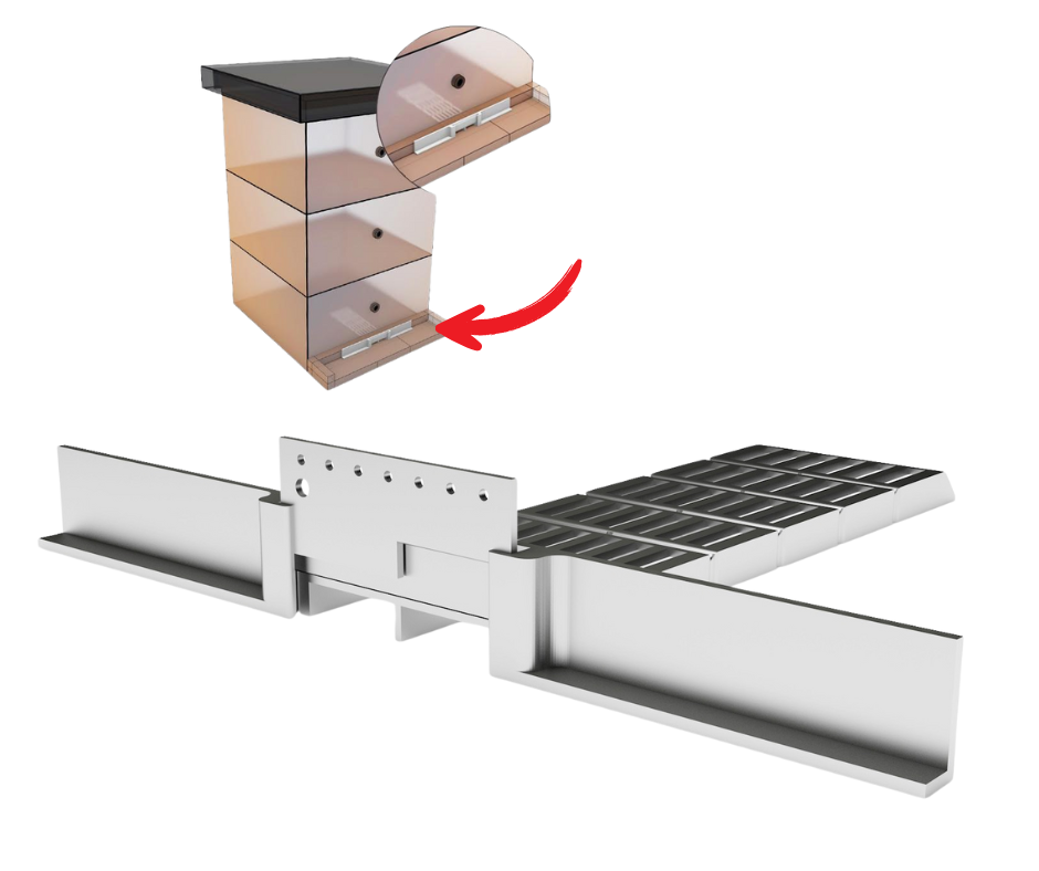 Bijenkanaal ter voorkoming van bijenroof - 5 stuks