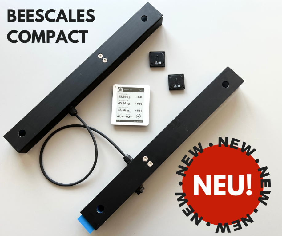 Beescales Compact bijenkastweegschaal voor één bijenvolk met draadloos display