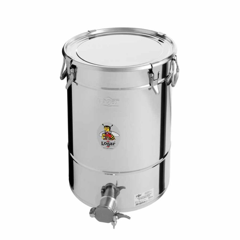 Logar afvulcontainer 50 kg met 4 spansluitingen